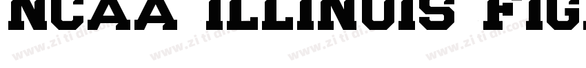 NCAA Illinois Fighti字体转换 NCAA Illinois Fighti字体转换